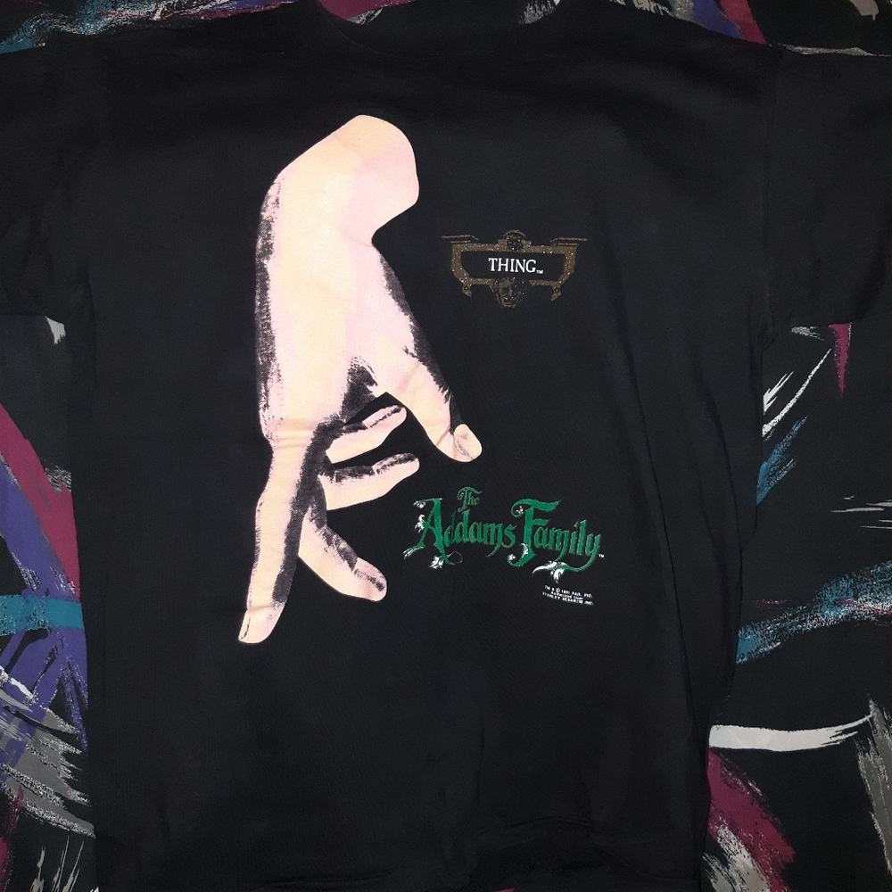 RARE Vintage Adam's family Stanley desantis tee XL